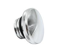 Bouchon Protection réservoir Carburant Moto Bouchon De Réservoir De Carburant pour Moto pour Sportster XL Road King Dyna, Réduit La Résistance Au Vent, Améliore L'économie De Carburant(Chrome)