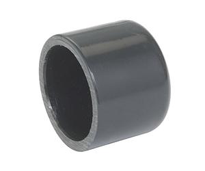 bouchon pvc pression - femelle / mâle - diamètre 63 / 75 mm - nicoll b63f