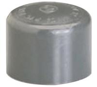 Bouchon PVC pression noir - Ø 63 mm - Girpi