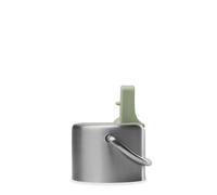 Bouchon Pipette Sport Qwetch - Compatible Bouteilles Active 350ml/600ml/1L, ICON & KIDS - Hydratation rapide - Anse intégrée - Inox recyclé - Sans paille - Vert Tilleul