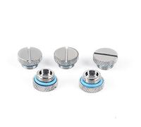 Bouchon Refroidissement à l'eau, Water Cooling Plug, 5pcs Raccord de Refroidissement par Eau, Bouchon de Refroidissement par Eau, G 1/4 pour Système de Refroidissement par Eau PC