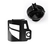Bouchon Remplissage D'huile Et Protection Du Réservoir Liquide De Frein Arrière De Moto Pour DUCATI Pour MONSTER 696 795 796 821 1100 1200 600 620 RESPUNEKBAH(2 PCS Noir)