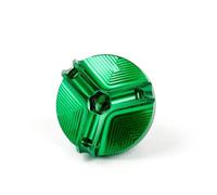 Bouchon Remplissage D'huile Et Protection Du Réservoir Liquide De Frein Arrière De Moto Pour DUCATI Pour MONSTER 696 795 796 821 1100 1200 600 620 RESPUNEKBAH(Oil Cap-Green)