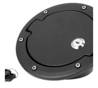 Bouchon Réservoir Bouchon Réservoir D'essence Verrouillable En Aluminium Noir Pour Jeep Pour Wrangler JK JKU 2007-2018 Accessoires(Black with key)
