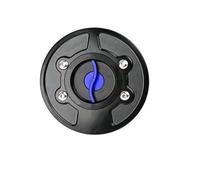 Bouchon réservoir carburant Bouchon De Réservoir De Carburant CNC Moto Pour S1000RR HP4 2010-2024 S1000R Pour Nake 2014-2024 M1000RR R1200GS(BLEU-UE A)