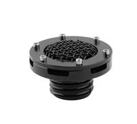 Bouchon Réservoir Carburant Bouchon De Réservoir En Maille Pour Harley Pour Sportster XL 883 1200 Touring Road King Dyna Fat Bob Softail Sport Glide 2000-2023(Black)