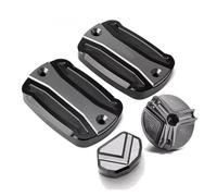 Bouchon réservoir carburant moto Pour Pour T-Max Pour TMAX 500 560 530 SX DX Pour TECH MAX Moto Bouton Liquide De Frein Maître Cylindre Réservoir Couvercle(4-Grey)