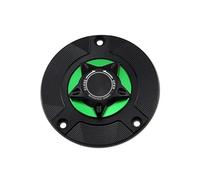 Bouchon Réservoir De Carburant Couvercle De Bouchon De Réservoir De Carburant Sans Clé En Aluminium Pour Moto XJR1200 1994-1997/XJR1300 1998-2010(Vert)