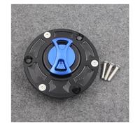 Bouchon Réservoir D'essence Pour Moto Bouchon De Réservoir De Carburant Sans Clé Pour Moto Toutes Années RS125 RS 125 (6 Trous Seulement)(Bleu)