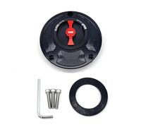 Bouchon Réservoir D'essence Pour Moto Couvercle De Bouchon De Réservoir De Carburant Sans Clé En Aluminium Pour Moto YZF R125 YZFR125 2012(Black Red)