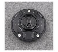 Bouchon Réservoir D'essence Pour Moto Couvercle De Bouchon De Réservoir De Carburant Sans Clé Pour Moto ER650 ER-6N ER-6F 2006-2017 2008 2009 2010 2011 2012 2013 2014 2015 2016(Le noir)