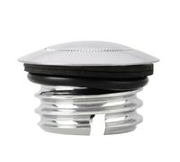 Bouchon Réservoir D'huile Escamotable CNC Filetage À Droite Pour Harley Pour Softail Pour Fat Boy Pour Sportster XL1200 883 Pour Davidson CVO Pour Dyna FXD RESPUNEKBAH(Chrome)