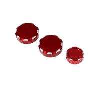 Bouchon Réservoir Liqui Cylindre Frein Avant Et D'embrayage Et Freins Arrière Moto Pour CB1000R Pour CB 1000R 2009-2016 Pour CB1000 R Couvercle Liquide Frein(Red)