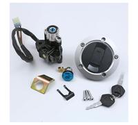 Bouchon réservoir Pour GSXR 600 750 1000 2004-2015 K6 K9 K11 GSXR600 GSX-R 750 2011 Couvercle Bouchon Réservoir Carburant Allumage Moto Serrure Siège(C-set)
