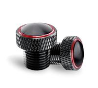 Bouchon Retroviseur Moto M10XP1.25,Bouchons d'Obturation de Retroviseur Aluminium CNC pour Vulcan Z1000 Z900 Z800 Z750 Z650 Z500 Z400 Z125 MT25 MT03 MT07 MT09 MT10 XSR700,2 x M10 Clockwise(Rouge)