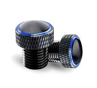 Bouchon Retroviseur Moto M10XP1.25,Bouchons d'Obturation de Retroviseur Aluminium CNC pour Vulcan Z1000 Z900 Z800 Z750 Z650 Z500 Z400 Z125 MT25 MT03,1 x M10 Clockwise + 1 x M10 Anticlockwise (Bleu)