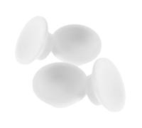 Bouchon Rond de Vidange pour Congélateur en Caoutchouc 4 Pièces | Lot de 4, Diamètre Extérieur 1,5cm, Blanc, pour Base et Coffre