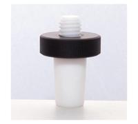 Bouchon standard avec écrou fileté en polyamide noir, STOPPER, PTFE, S53(S530038)