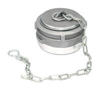 Bouchon symétrique Guillemin, pompier, à verrou et chaînette en alu - DN 150