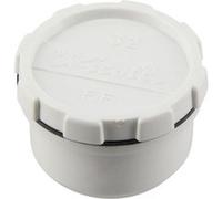 Bouchon tampon de visite PVC blanc 32mm - - FFB