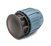 Bouchon terminal en polypropylène pour tube PE 20mm - Raccord à compression pour eau potable, 16 bars, certifié DVGW/KIWA/WRAS