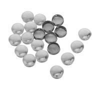 Bouchon Tube Rond Embout Décoratif en Acier Inoxydable, 20 Pièces | Surface Polie, Conception en T Résistante à Chaleur, Fermeture des Ouvertures Percées, Garde-corps et Maintenance