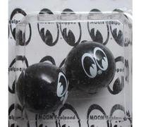 - Bouchon Valve de Roue (x2) Moon Eyes Noir Auto Moto
