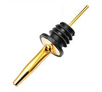 Bouchon verseur à vin 2 styles - Guide de bouche - En alliage de zinc - Accessoires pour barman (doré)