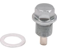 Bouchon Vidange M14x1.25mm Filetage Carter d'Huile Vis Gris avec Rondelle