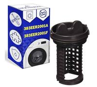 Bouchon Vidange Machine a Laver pour Pompe Vidange 108 x Ø 68 mm avec le Code Original 383EER2001A 383EER2001F 5230EN3002A 5230EN3003A AGM75510601 pour LG - Garantie de 10 Ans - MONTERAL