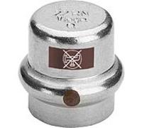 Viega Bouchon Temponox 812003 42 mm, acier inoxydable, SC-Contur