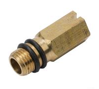 Bouchon vierge en laiton M10 pour joint d'extrémité d'entrée d'eau du robinet sur tuyaux flexibles utilisés dans les applications de plomberie de robinet mélangeur