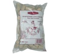 BOUCHONNERIE JOCONDI Lot de 100 Bouchons conique en liège pour vin courant - 33x23x19 mm