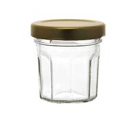 Bouchonnerie Jocondienne 694 12 Pots à Confiture + Couvercle Doré 19 x 6 mm