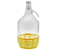 Bouchonnerie Jocondienne DJ5 Dame Jane avec Bouchon Mécanique Verre Transparent 20 x 20 x 36,5 cm 5 L