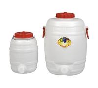 Bouchonnerie Jocondienne SOT10 Tonnelet Plastique Blanc 24 x 24 x 32 cm 10 L