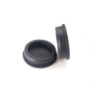 Bouchons à encliqueter en silicone pour trous, Bouchons d'extrémité en caoutchouc silicone forme de T, 6,8-201,5 mm, assortiment noir(A-19.5mm (5pcs))