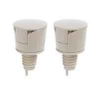 Bouchons à Vin 20 Pièces de Bouteille d'Huile Verrouillage en Caoutchouc Anti-Fuite Buse Plastique Qualité Alimentaire Pulvérisateur Distributeur Liqueur Verseur Barware(White)