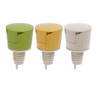 Bouchons à Vin 20 Pièces de Bouteille d'Huile Verrouillage en Caoutchouc Anti-Fuite Buse Plastique Qualité Alimentaire Pulvérisateur Distributeur Liqueur Verseur Barware(Mixed)