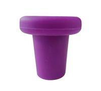 Bouchons à vin en silicone - Portables : bouchon de vin en silicone étanche de haute qualité, durable et résistant à la chaleur - Réutilisable - Protège le vin à haute température pour un usage