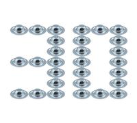 Bouchons à vis antirouille faciles à installer et résistants aux UV | Lot de 30 capuchons de vis en métal pour bâtiment agricole industriel commercial abri de jardin garage maison