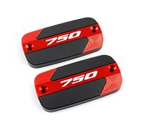 Bouchons à vis pour motos Pour HONDA Forza 750 FORZA750 2020 2021 2022 Maître-cylindre De Frein De Moto Bouchon De Réservoir De Liquide De Carburant De Frein Avant 2024 ( Couleur : 1 pair Red )