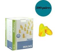 Bouchons d'oreille 22 dB Moldex MelLows 760001 200 paires