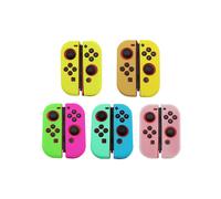 Bouchons anti-poussière en silicone pour emplacement de carte mémoire des consoles 3DS XL, 3DS et 2DS (lot de 5, noir et blanc)