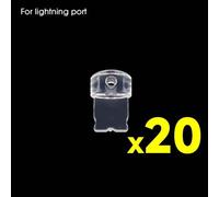 Bouchons Anti-Poussière Pour Port De Chargement,20 À 1 Pièce,Couvercle De Protection Pour Prise Iso Micro 3.5mm,Fiches De Type C Pour Iphone Samsung - Type 20pcs For Lightning