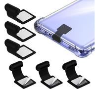Bouchons Anti-Poussière Pour Port De Type C - Bouchons Anti-Poussière En Silicone Avec Adhésif Amovible - Compatible Avec Les Smartphones Et Ordinateurs Portables - Noir[Mag5297539]
