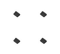 Bouchons anti-poussière pour port Type-C, lot de 4 Le noir