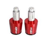 Bouchons d‘extrémité de Guidon universels 7/8" 22MM pour Moto pour Aprilia ETV1000 2002-2007 Poids d’extrémité de Guidon pour Moto,Red and Black