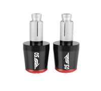 Bouchons d‘extrémité de Guidon universels 7/8" 22MM pour Moto pour Aprilia RS50 2006-2012 7/8"&22MM Poids d’extrémité de Guidon pour Moto,Black and Red