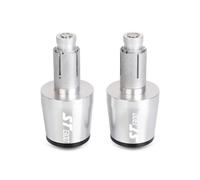 Bouchons d‘extrémité de Guidon universels 7/8" 22MM pour Moto pour Honda ST1300 ST1300A 2002-2013 2014 2015 2016 2017 2018 7/8"&22MM Poids d’extrémité de Guidon pour Moto,Silver and Black